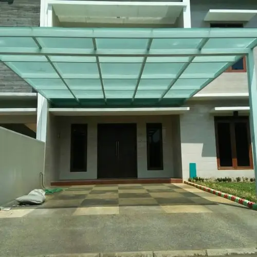 Kanopi Kaca Tempered 10mm di  karawaci